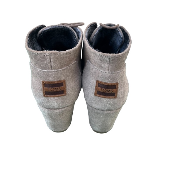 Tom’s Kayla Wedge Booties Size 10W - Picture 2 of 9